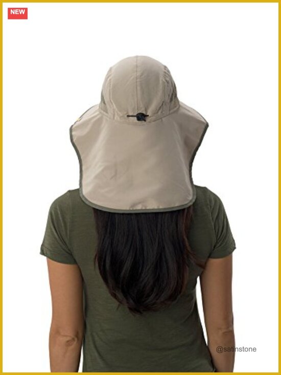 UPF 50+ Floppy Sun Hat with Adjustable Fit and Mesh Vents